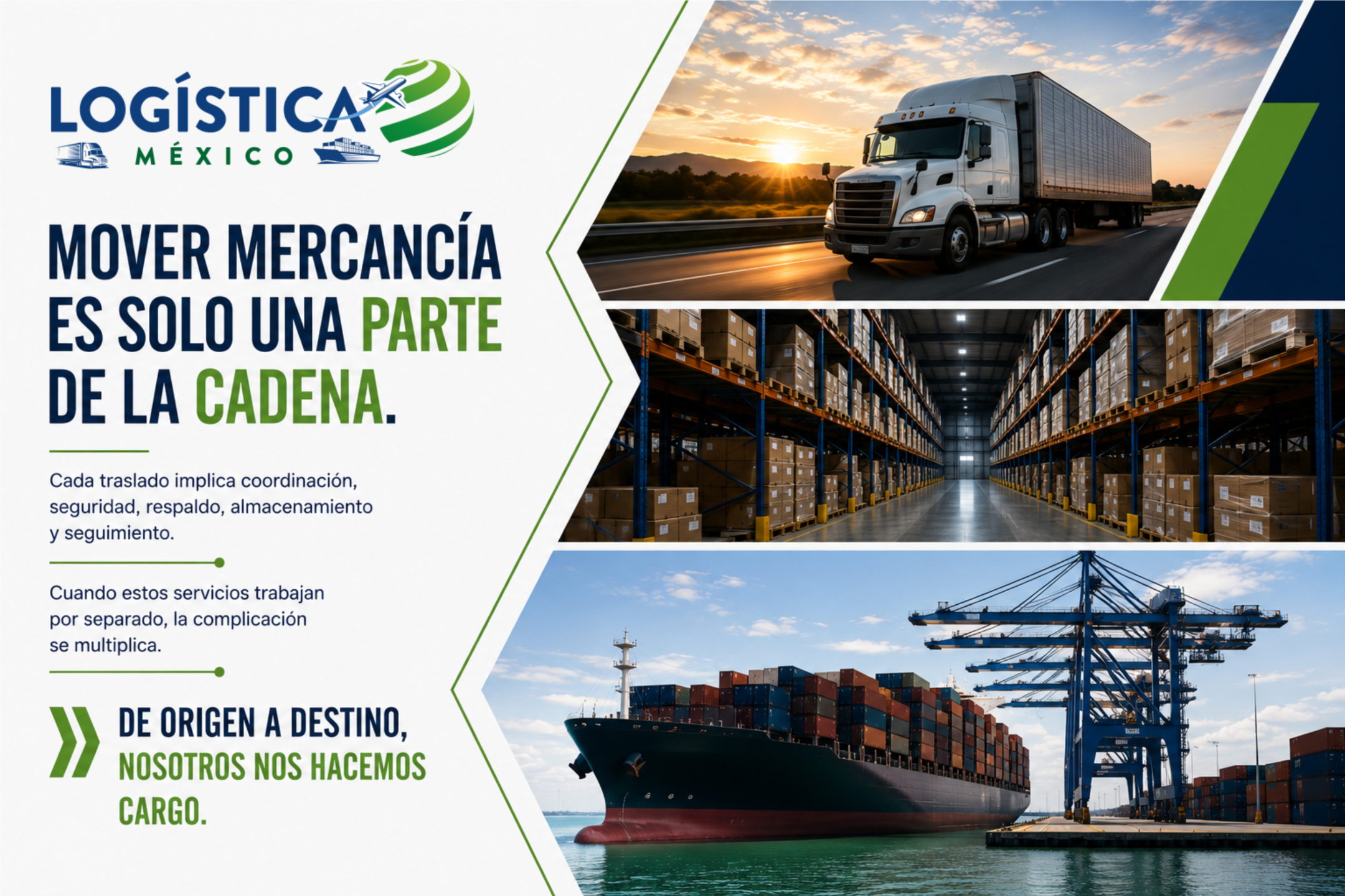 Mover mercancía es solo una parte de la cadena