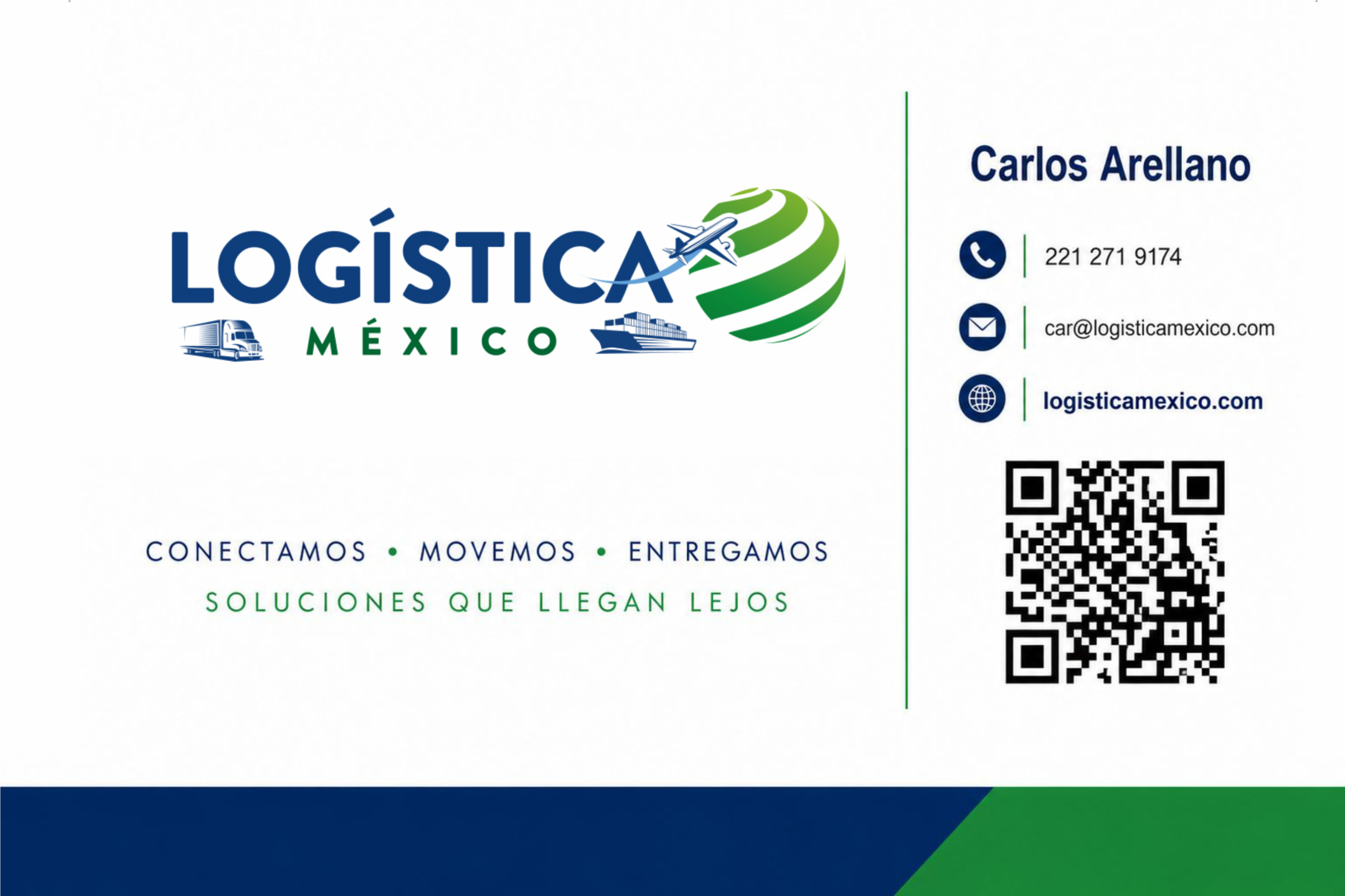 Datos de contacto de Logística México